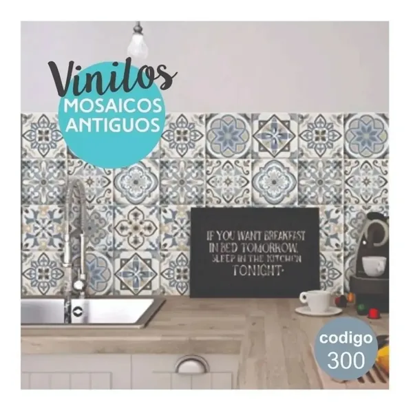 Vinilos para azulejos 20×20 cm · pack × 14