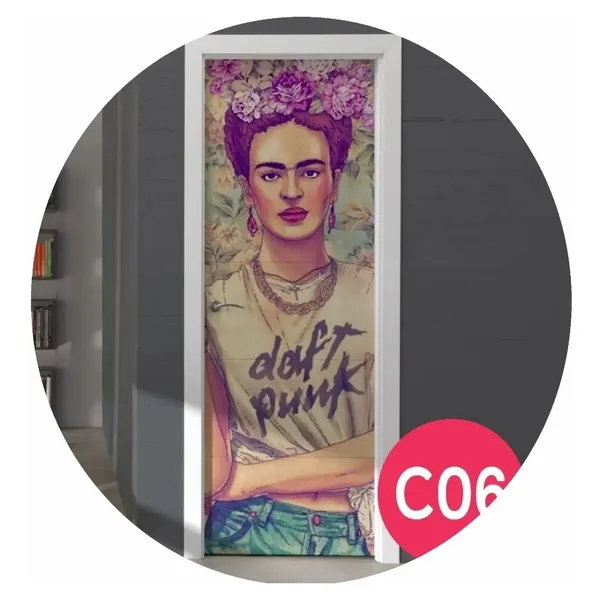 Vinilos decorativos para puertas · diseños a elección