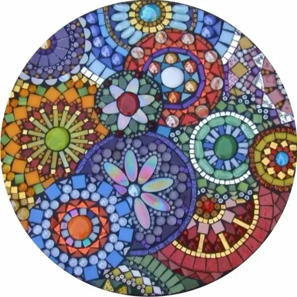 Vinilos para azulejo mandalas 15×15 cm · pack × 9
