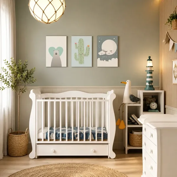Cuadros infantiles tiernos 33×22 cm · pack × 3