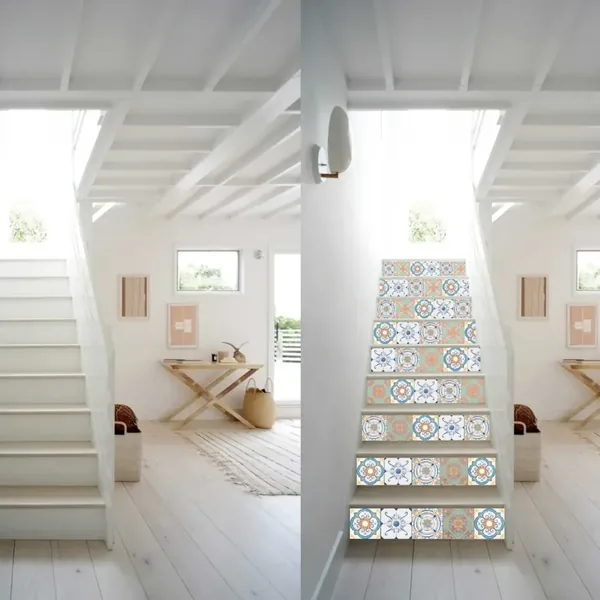 Vinilo para escalones mosaicos antiguos (variante)